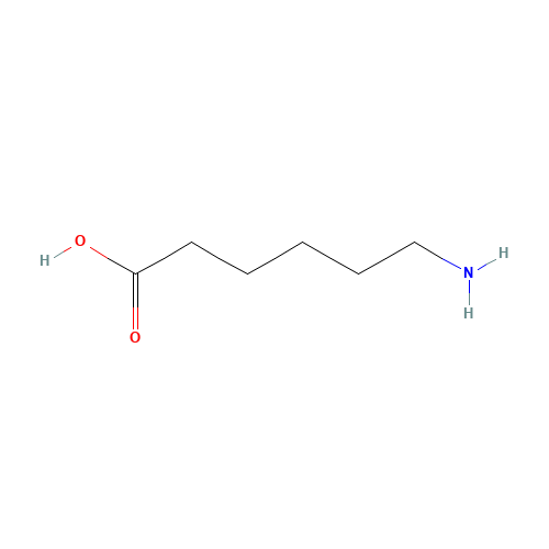 6-Aminocaproic acid (CAS: 60-32-2) - Chemical Structure and Molecular Formula 