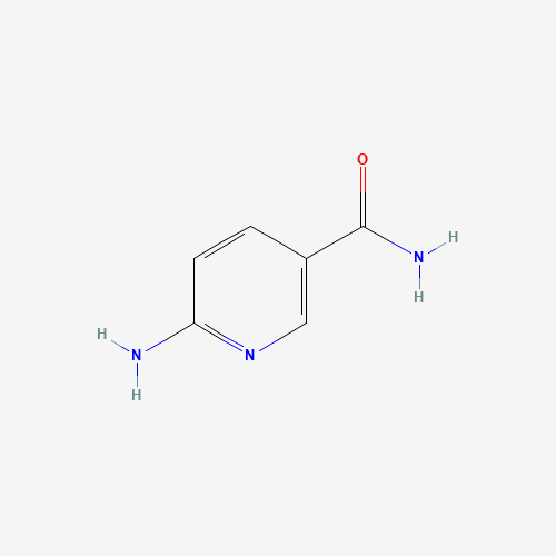 6-Aminopyridine-3-carboxamide (CAS: 329-89-5) - Chemical Structure and Molecular Formula 