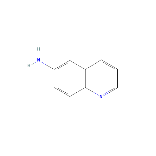 6-Aminoquinoline (CAS: 580-15-4) - Chemical Structure and Molecular Formula 