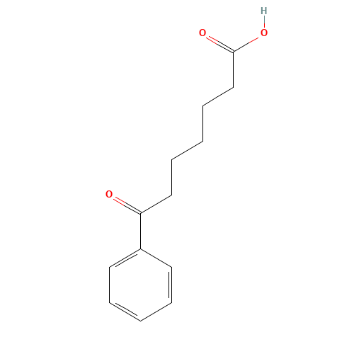 6-BENZOYLHEXANOIC ACID (CAS: 7472-43-7) - Chemical Structure and Molecular Formula 