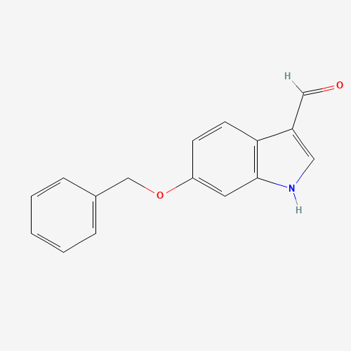 6-Benzyloxyindole-3-carboxaldehyde (CAS: 92855-64-6) - Chemical Structure and Molecular Formula 