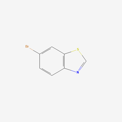 6-BROMO-1,3-BENZOTHIAZOLE (CAS: 53218-26-1) - Chemical Structure and Molecular Formula 