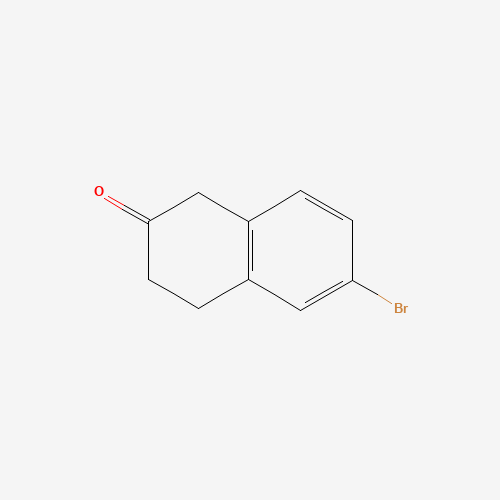 6-Bromo-2-tetralone (CAS: 4133-35-1) - Chemical Structure and Molecular Formula 