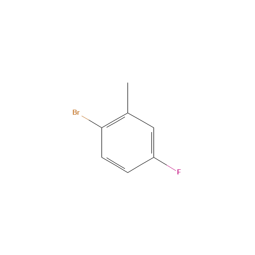 2-Bromo-5-fluorotoluene (CAS: 452-63-1) - Chemical Structure and Molecular Formula 