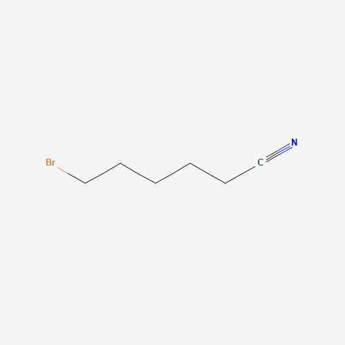 6-BROMOHEXANENITRILE (CAS: 6621-59-6) - Chemical Structure and Molecular Formula 