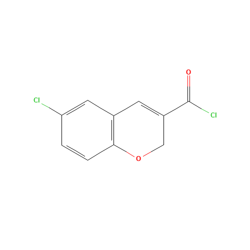 6-CHLORO-2H-1-BENZOPYRAN-3-CARBONYL CHLORIDE (CAS: 306935-54-6) - Related Chemical Product