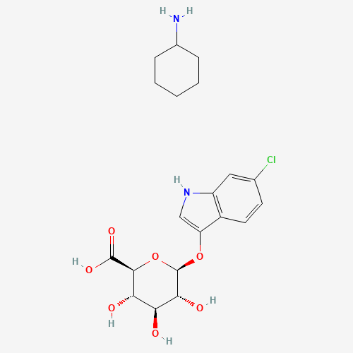 6-CHLORO-3-INDOLYL-BETA-D-GLUCURONIDE CYCLOHEXYLAMMONIUM SALT (CAS: 138182-20-4) - Related Chemical Product