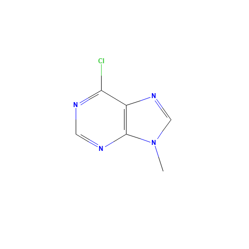 6-CHLORO-9-METHYLPURINE (CAS: 2346-74-9) - Chemical Structure and Molecular Formula 