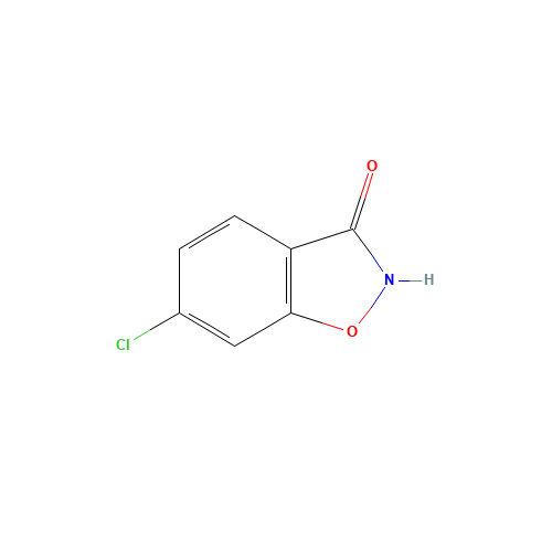 6-CHLOROBENZO[D]ISOXAZOL-3-OL (CAS: 61977-29-5) - Chemical Structure and Molecular Formula 