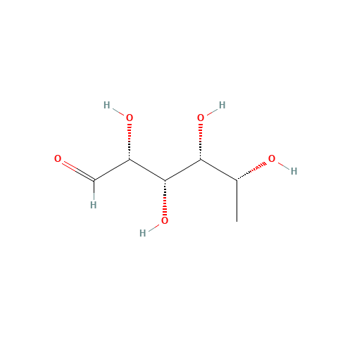 6-DEOXY-D-GLUCOSE (CAS: 7658-08-4) - Chemical Structure and Molecular Formula 