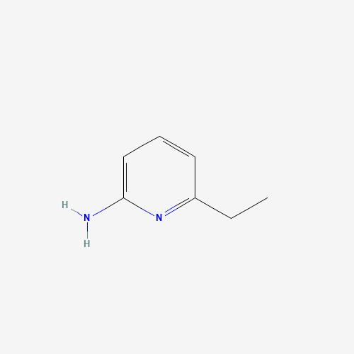 2-AMINO-6-ETHYLPYRIDINE (CAS: 21717-29-3) - Chemical Structure and Molecular Formula 