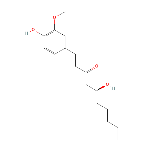 6-Gingerol (CAS: 23513-14-6) - Chemical Structure and Molecular Formula 