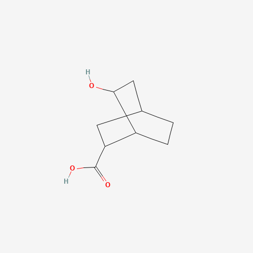 6-HYDROXYBICYCLO[2.2.2]OCTANE-2-CARBOXYLIC ACID (CAS: 257932-17-5) - Chemical Structure and Molecular Formula 