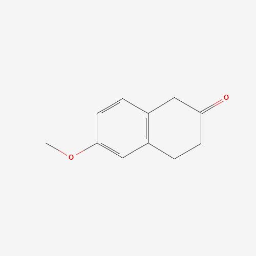 6-Methoxy-2-tetralone (CAS: 2472-22-2) - Chemical Structure and Molecular Formula 
