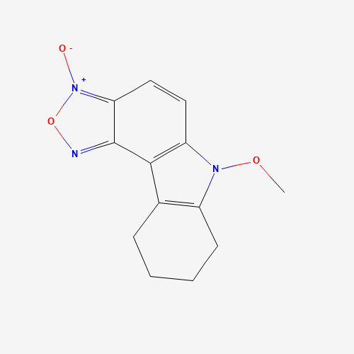 6-METHOXY-7,8,9,10-TETRAHYDRO-6H-[1,2,5]OXADIAZOLO[3,4-C]CARBAZOL-3-IUM-3-OLATE (CAS: 255865-30-6) - Related Chemical Product