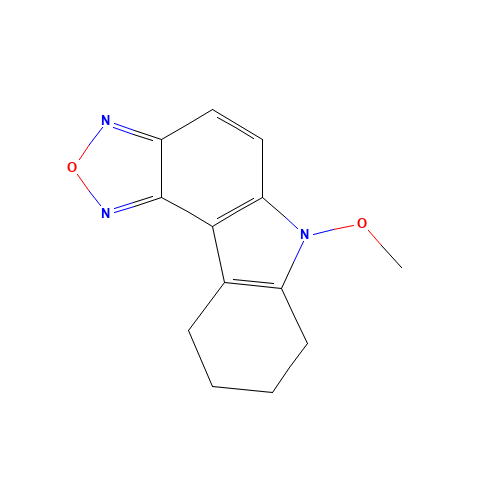 6-METHOXY-7,8,9,10-TETRAHYDRO-6H-[1,2,5]OXADIAZOLO[3,4-C]CARBAZOLE (CAS: 255865-29-3) - Related Chemical Product