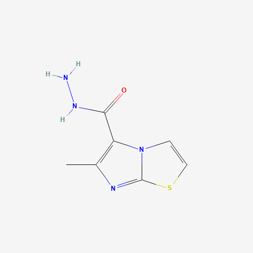 6-METHYLIMIDAZO[2,1-B][1,3]THIAZOLE-5-CARBOHYDRAZIDE (CAS: 161563-79-7) - Chemical Structure and Molecular Formula 