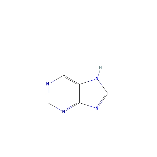 6-Methylpurine (CAS: 2004-03-7) - Chemical Structure and Molecular Formula 