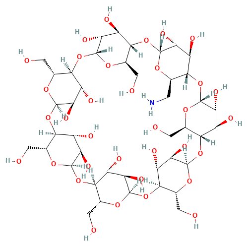 6-Monodeoxy-6-monoamino-beta-cyclodextrine (CAS: 29390-67-8) - Related Chemical Product