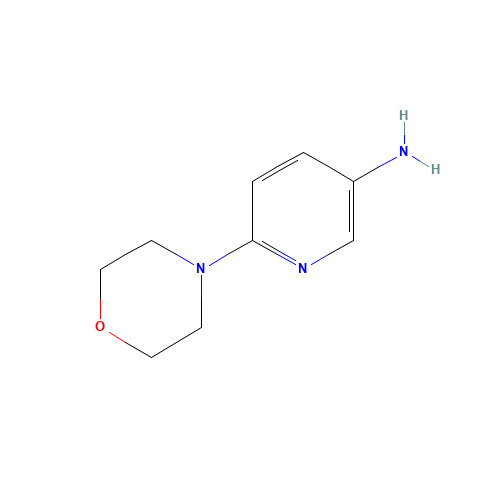 3-Amino-6-morpholinopyridine (CAS: 52023-68-4) - Chemical Structure and Molecular Formula 