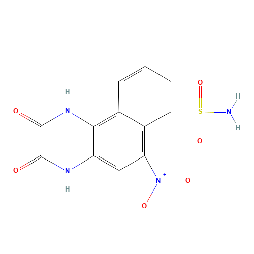 NBQX DISODIUM SALT (CAS: 118876-58-7) - Chemical Structure and Molecular Formula 