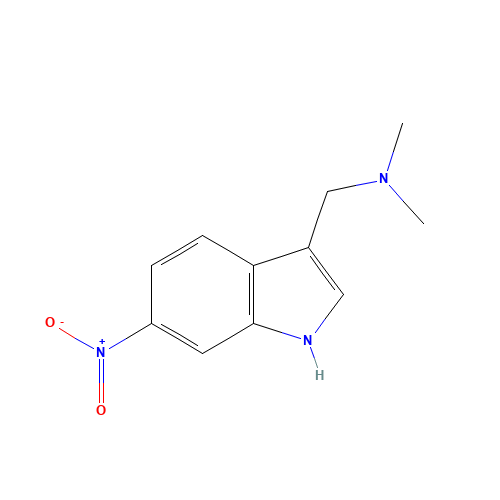 3-(DIMETHYLAMINOMETHYL)-6-NITROINDOLE (CAS: 6954-87-6) - Related Chemical Product