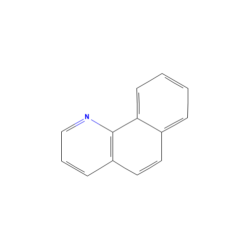 7,8-BENZOQUINOLINE (CAS: 230-27-3) - Chemical Structure and Molecular Formula 