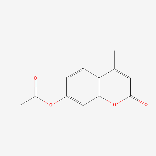 7-Acetoxy-4-methylcoumarin (CAS: 2747-05-9) - Chemical Structure and Molecular Formula 