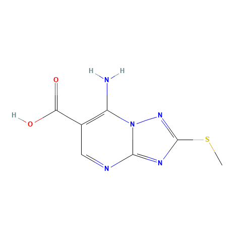 7-AMINO-2-(METHYLSULFANYL)[1,2,4]TRIAZOLO[1,5-A]PYRIMIDINE-6-CARBOXYLIC ACID (CAS: 113967-71-8) - Related Chemical Product