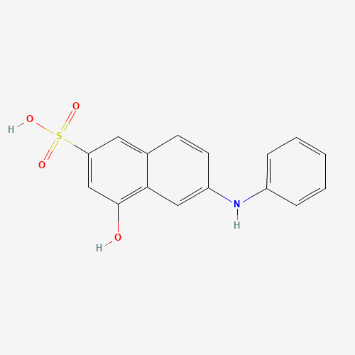 7-Anilino-1-naphthol-3-sulfonic acid (CAS: 119-19-7) - Chemical Structure and Molecular Formula 