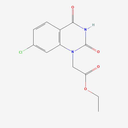 7-Chloro-3,4-dihydro-2,4-dioxo-1(2H)-quinazolineaceticacidethylester (CAS: 112733-45-6) - Related Chemical Product