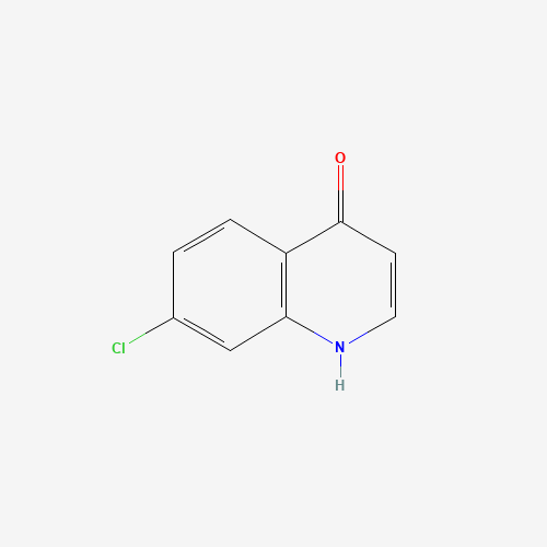 7-Chloroquinolin-4-ol (CAS: 86-99-7) - Chemical Structure and Molecular Formula 