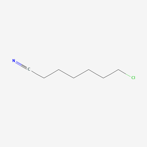7-CHLOROHEPTANONITRILE (CAS: 22819-91-6) - Chemical Structure and Molecular Formula 