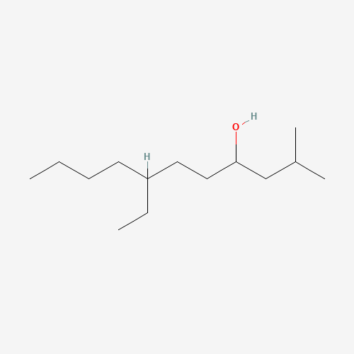 7-ETHYL-2-METHYL-4-UNDECANOL (CAS: 103-20-8) - Chemical Structure and Molecular Formula 