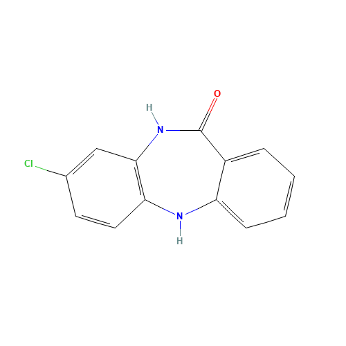 8-Chloro-5,10-dihydrodibenzo[b,e][1,4]diazepin-11-one (CAS: 50892-62-1) - Chemical Structure and Molecular Formula 