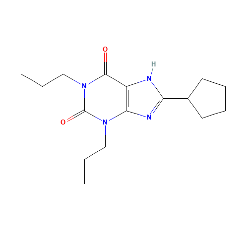 8-CYCLOPENTYL-1,3-DIPROPYLXANTHINE (CAS: 102146-07-6) - Related Chemical Product