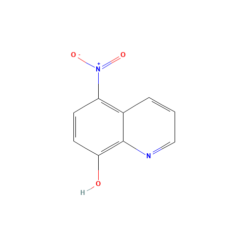 Nitroxoline (CAS: 4008-48-4) - Chemical Structure and Molecular Formula 