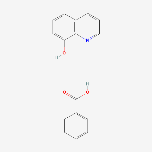 8-HYDROXYQUINOLINE BENZOATE (CAS: 7091-57-8) - Chemical Structure and Molecular Formula 