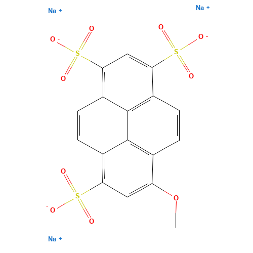 8-METHOXYPYRENE-1,3,6-TRISULFONIC ACID TRISODIUM SALT (CAS: 82962-86-5) - Related Chemical Product
