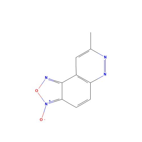 8-METHYL[1,2,5]OXADIAZOLO[4,3-F]CINNOLIN-3-IUM-3-OLATE (CAS: 300393-96-8) - Related Chemical Product