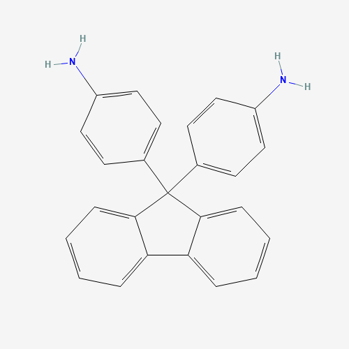 4,4'-(9-Fluorenylidene)dianiline (CAS: 15499-84-0) - Chemical Structure and Molecular Formula 
