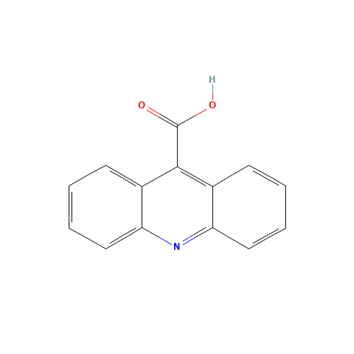 9-ACRIDINECARBOXYLIC ACID (CAS: 5336-90-3) - Chemical Structure and Molecular Formula 
