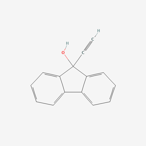 9-ETHYNYL-9-FLUORENOL (CAS: 13461-74-0) - Chemical Structure and Molecular Formula 