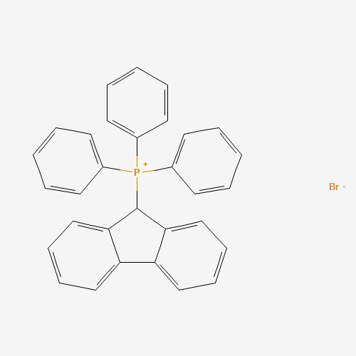(9-FLUORENYL)TRIPHENYLPHOSPHONIUM BROMIDE (CAS: 7253-07-8) - Chemical Structure and Molecular Formula 
