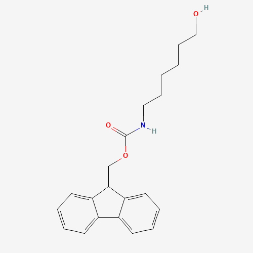 6-(FMOC-AMINO)-1-HEXANOL (CAS: 127903-20-2) - Chemical Structure and Molecular Formula 