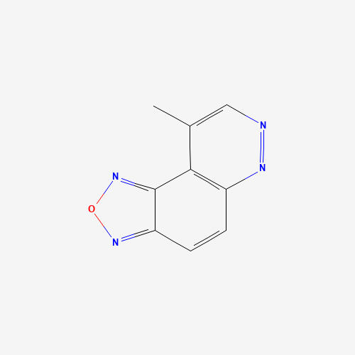 9-METHYL[1,2,5]OXADIAZOLO[3,4-F]CINNOLINE (CAS: 272776-07-5) - Chemical Structure and Molecular Formula 