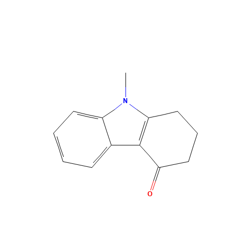 1,2,3,4-Tetrahydro-9-methylcarbazol-4-one (CAS: 27387-31-1) - Chemical Structure and Molecular Formula 
