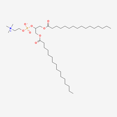 1,3-Dipalmitoyl-2-phosphatidylcholine (CAS: 59540-22-6) - Chemical Structure and Molecular Formula 