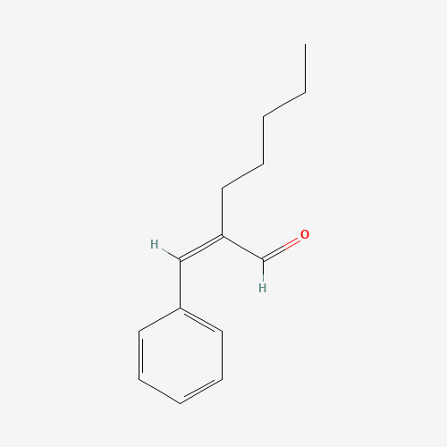 Amylcinnamaldehyde (CAS: 122-40-7) - Chemical Structure and Molecular Formula 