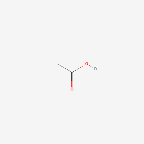 ACETIC ACID-D (CAS: 758-12-3) - Chemical Structure and Molecular Formula 